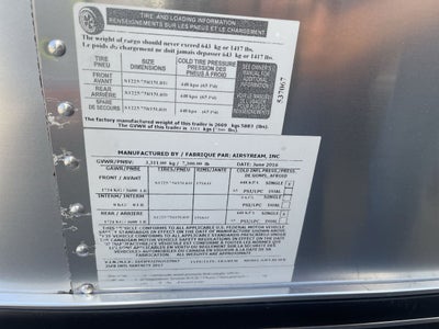 2017 Airstream 25FBQ Base