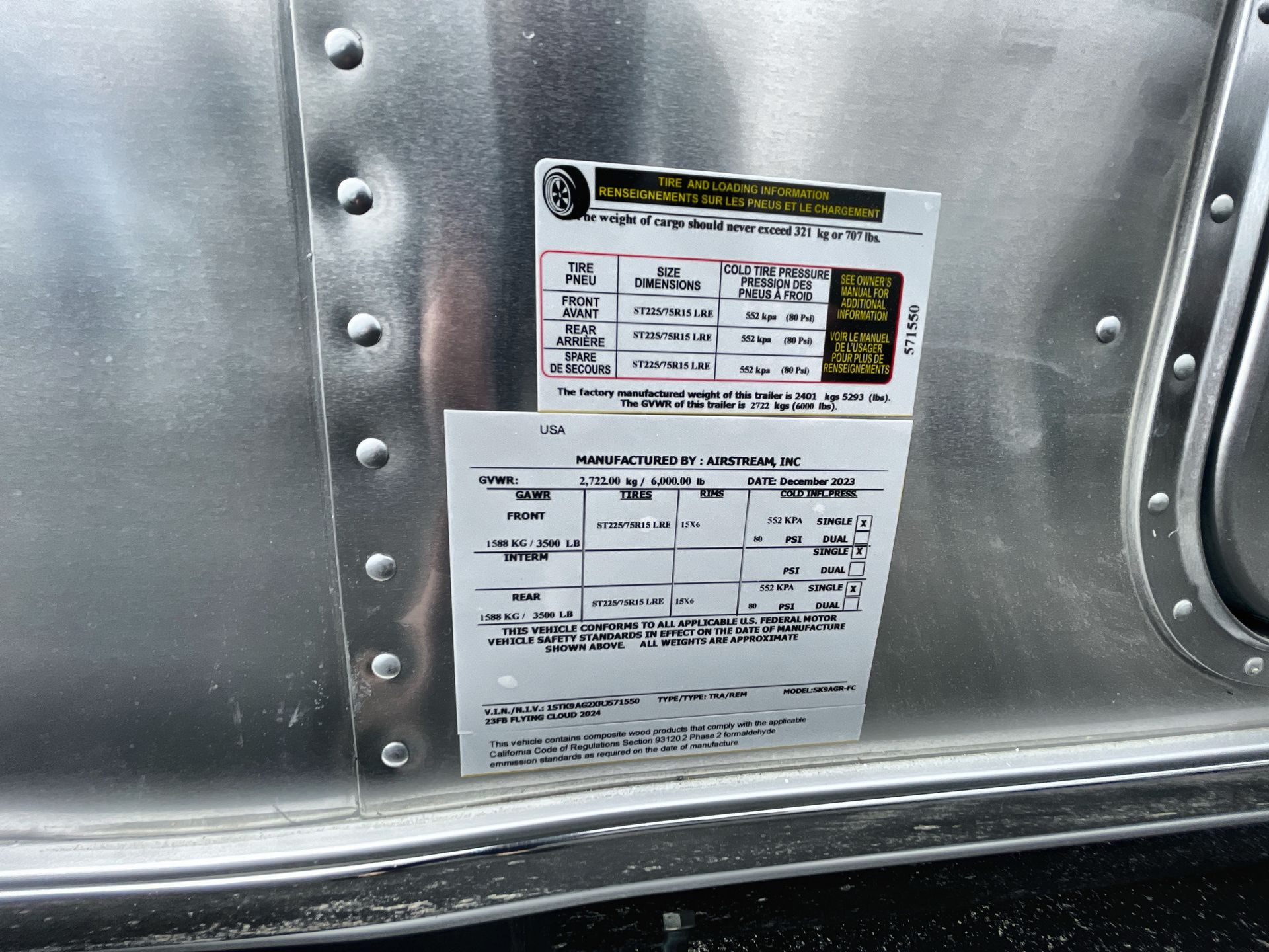 2026 Airstream 23FBT Base