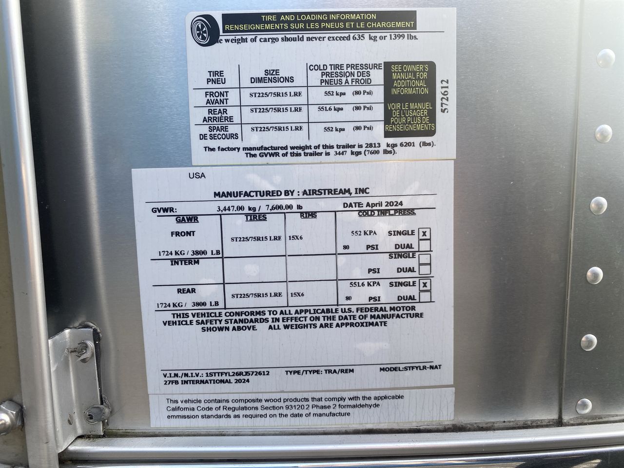 2024 Airstream 27FBQ Base